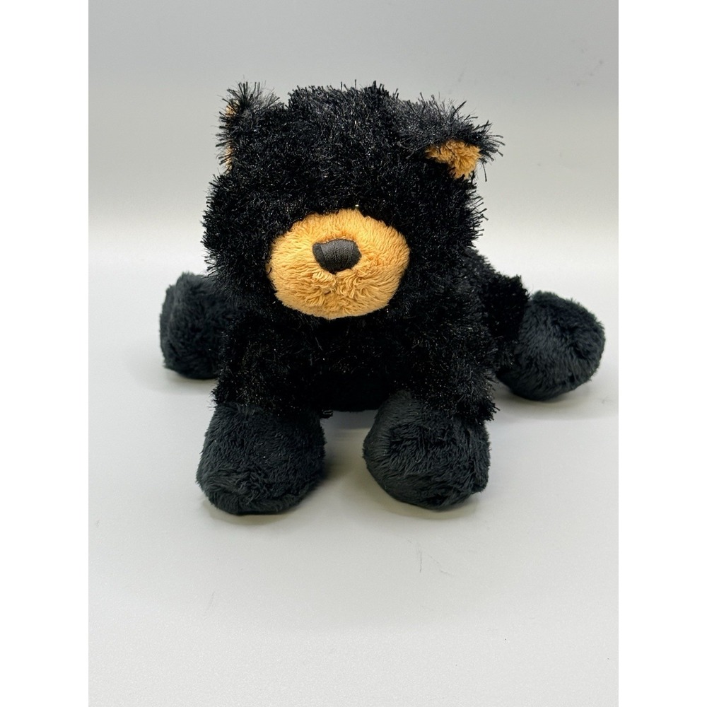 Ganz Webkinz Li'l Kinz‎ FUZZY BLACK BEAR 7" Plush STUFFED ANIMAL Toy